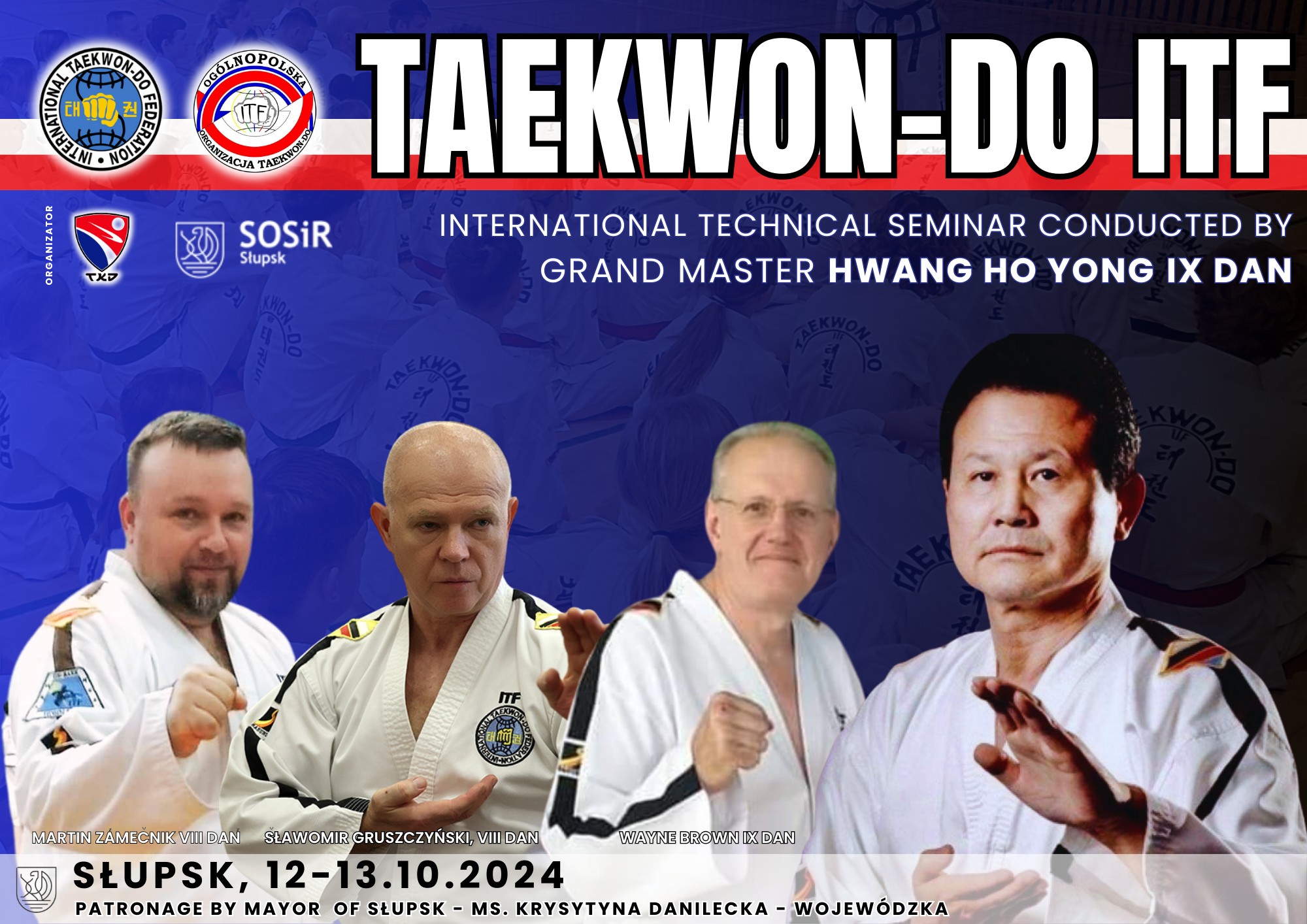 Międzynarodowe seminarium techniczne z wielkim Mistrzem Hwang Ho Yong, IX Dan