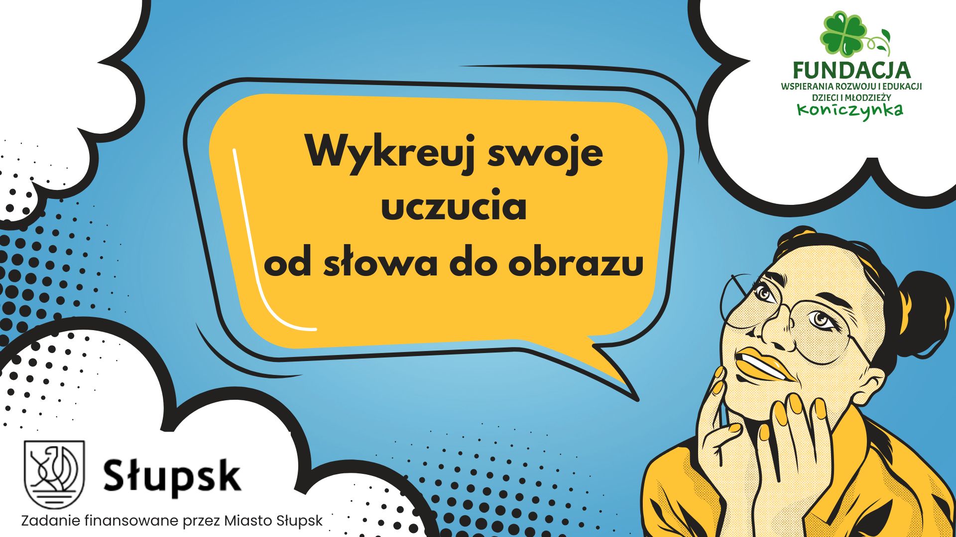 Plakat komiks Wykreuj swoje uczucia - od słowa do obrazu 1